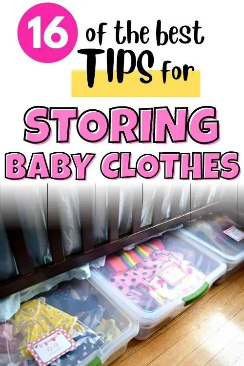 best tips for storing baby clothes