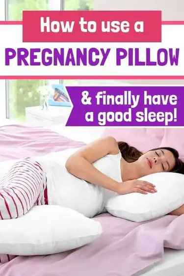 how to sleep with a pregnancy pillow