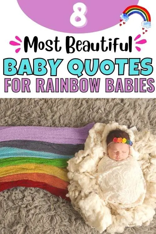 short baby quotes rainbow
