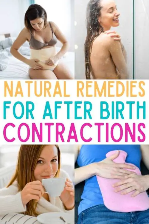 natural remedies for after birth contractions