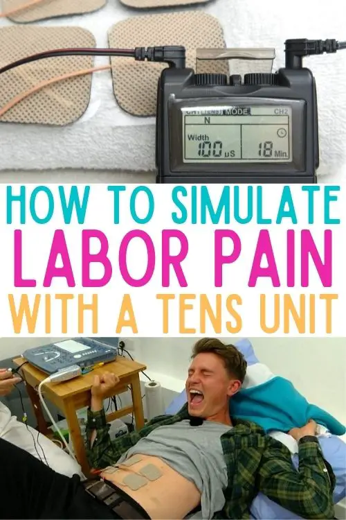 How to Simulate Labor Pains with a TENS Unit