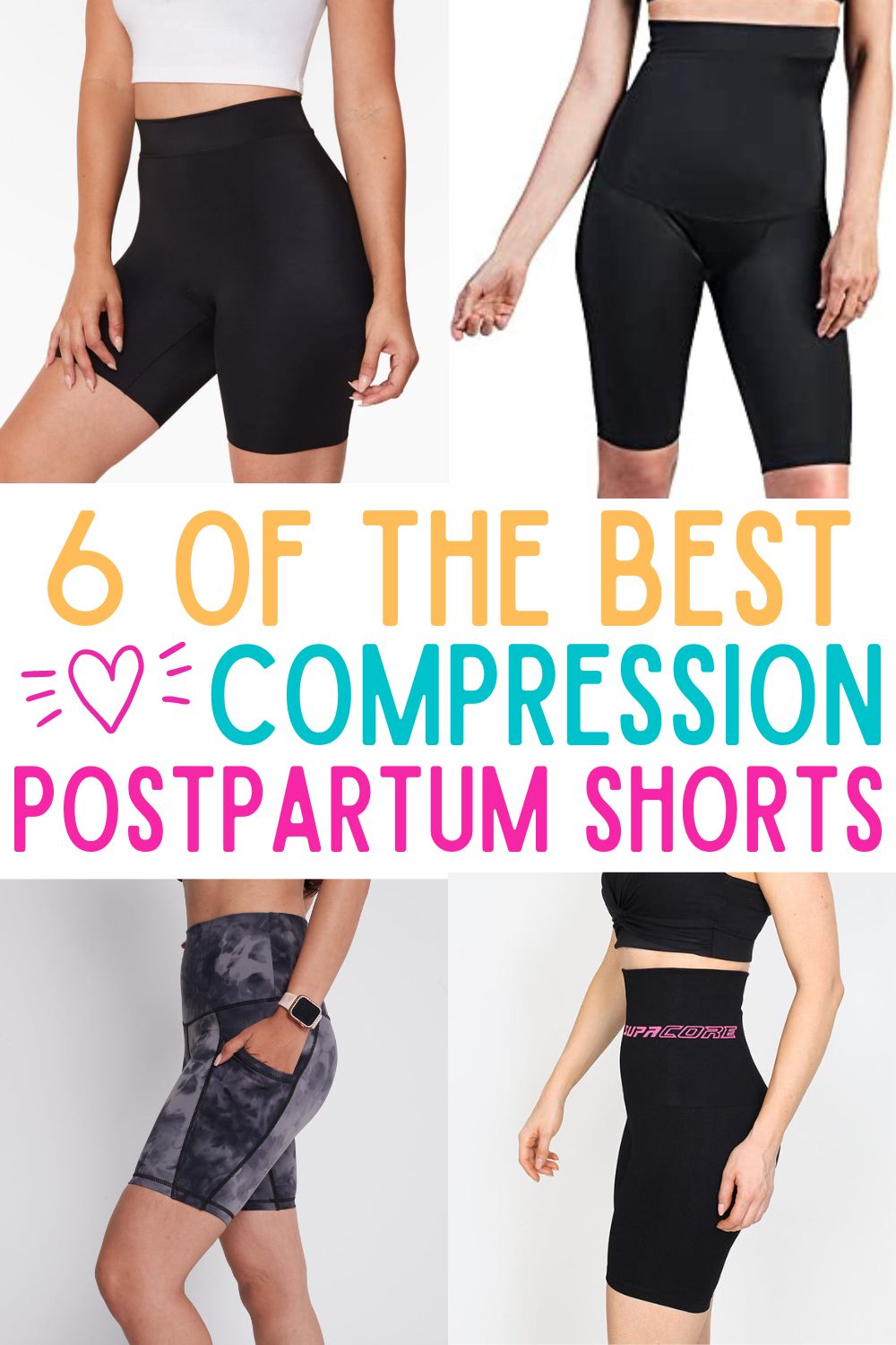 6 Best Postpartum Compression Shorts Conquering Motherhood