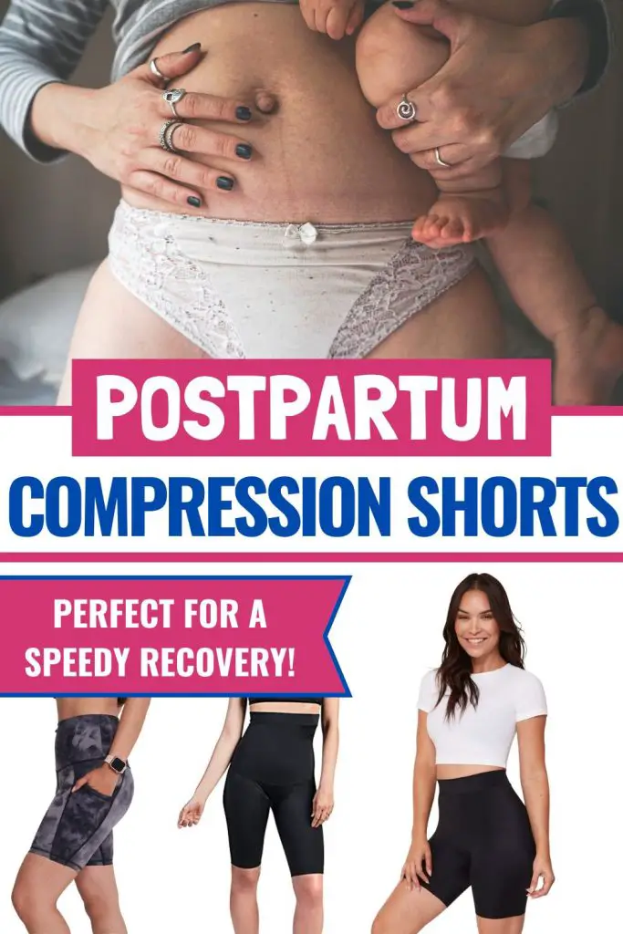 postpartum compression shorts