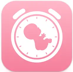 contraction counter & timer app icon
