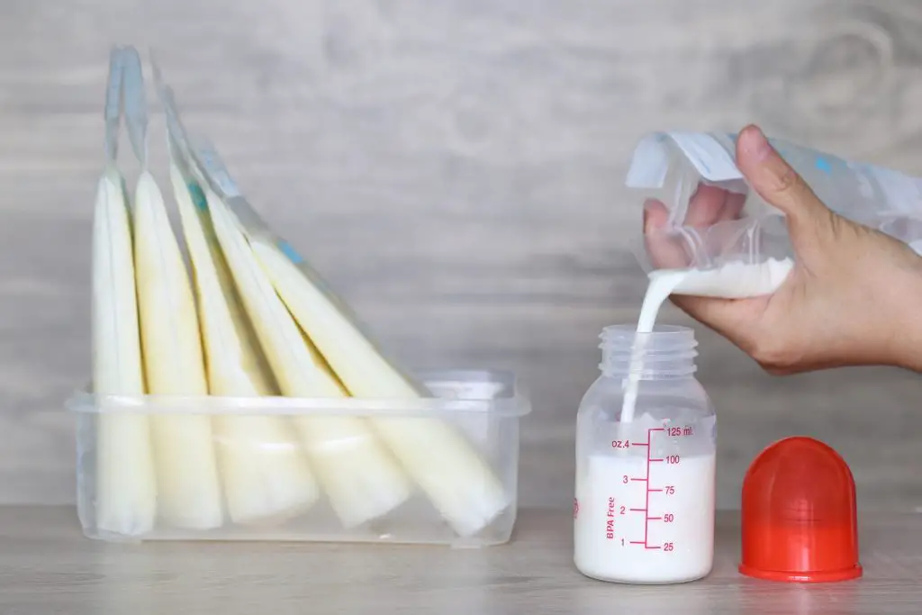 building up a breast milk stash